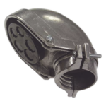 HUBBELL HUB-2406 – Mufa Tipo Abrazadera / Aluminio / 1 1/2 in / UL 514B / 111.12 x 95.25 x 82.55 mm / 0.33 kg