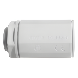 GEWISS DX-43-232 – Conector de Tubería Rígida a Caja / 32 mm / IP65 / Auto-extinguible / Libre de Halógenos / -24°C a +60°C (-11.2°F a +140°F)