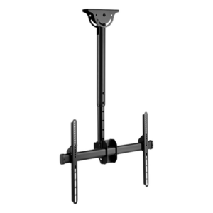 BRATECK PLB-CE946-01S – Soporte de Techo para Pantalla / VESA 200x200 a 600x400 / 37" a 70" / Carga 50 kg (110 lbs) / Extensión 560 a 910 mm (22" a 35.8") / Inclinación 0° a -25° / Giro 360°