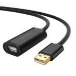 UGREEN 10321 – Cable de Extensión Activo USB 2.0 / 10 m (32.8 ft) / Macho-Hembra / Amplificador de Señal / 480 Mbps / Blindaje Triple