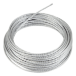CAMESA SRET318CAM/500MTS – Retenida de Alta Resistencia / 1/8" / 7 Hilos Trenzados / Galvanizado Clase A / 500 m (1640.4 ft) / 600 kg Ruptura