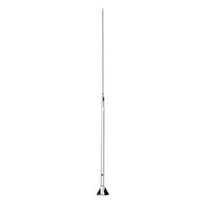 SHAKESPEARE 3901-MG – Antena militar de fibra de vidrio / 58 cm / 1.9 pies / 2-30 MHz / 1 kW / Montaje en cubierta