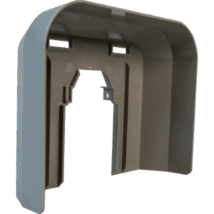 NEDAP 9567658 – Protector para Intemperie / Aluminio Reforzado / 250 x 203 x 92.5 mm / Compatible uPASS GO / RAL 9006
