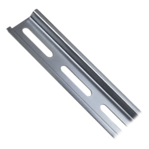 SYSCOM PARTS SYSRD2M – Riel DIN / 35 mm ranurado / 2 m (6.56 ft) / Acero cromo-zinc laminado en frío
