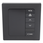 INNCOM 201-528-100-BK – Termostato de Gestión Energética / BACnet MS/TP y Wi-Fi / 100-277 VAC / FCU 2 y 4 Tubos / 3 Velocidades / Sensor PIR / Ónix Negro