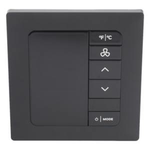 INNCOM 201-528-100-BK – Termostato de Gestión Energética / BACnet MS/TP y Wi-Fi / 100-277 VAC / FCU 2 y 4 Tubos / 3 Velocidades / Sensor PIR / Ónix Negro