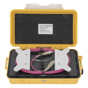 LINKEDPRO BY EPCOM LP-LC-MM-0.5KM – Bobina de Lanzamiento de Fibra Óptica / Multimodo / 0.5 km / Conectores SC/UPC / Estuche Portátil