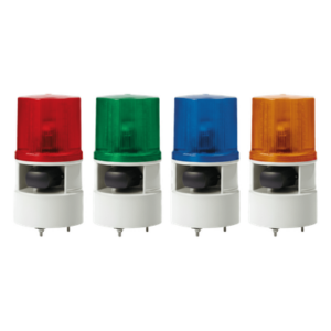 QLIGHT S125DML-WS-110220-A – Baliza LED con Sirena / 5 Tonos 105 dB / 4 Patrones de Destello / IP65 / 110-220 VCA / -30°C a +50°C