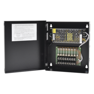 EPCOM INDUSTRIAL GRT-1204-VDC-V3 – Fuente de poder profesional CCTV de 12-13.2Vdc @5A, 8 cámaras, Volt. de entrada: 100-240 Vca (Fusibles Administrables)