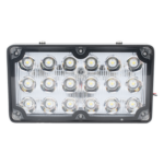 EPCOM INDUSTRIAL SIGNALING XLTE2315W – Luz de Escena LED / 6X3" / 12 VCC / 1.3 A Máx / Mica Clara / Montaje Permanente