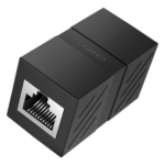 UGREEN 20390 – Acoplador RJ45 a RJ45 / 10 Gbps / 600 MHz / Cat7-Cat5e / Blindaje Metálico / 100 m (328 ft)