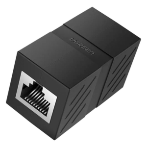 UGREEN 20390 – Acoplador RJ45 a RJ45 / 10 Gbps / 600 MHz / Cat7-Cat5e / Blindaje Metálico / 100 m (328 ft)