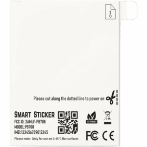 JIMIIOT PB708 – Etiqueta Rastreable / Bluetooth 5.0 / Batería 40 Días / Ultradelgada 1 mm / Impermeable / Logística y Paquetería