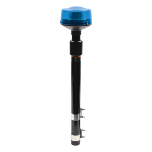 EPCOM INDUSTRIAL SIGNALING XMWL100B – Luz Telescópica LED / 9 LEDs 3W / 25 Patrones de Destello / 10-30 VCC / 64-104 cm (25.2-40.9 in) / Azul