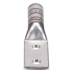PANDUIT LCC500-12-6 – Terminal de Compresión / 2 Orificios 1/2' / Cable 500 Kcmil / Espaciado 44.5 mm (1.75') / Tambor Largo Cerrado / UL y CSA