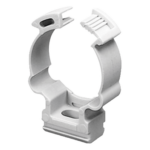 GEWISS GW-50-630 – Soporte de Collar / Tubería Rígida 40 mm / Libre de Halógenos / Montaje Pared y Techo / Instalación cada 1.5 m (4.9 ft)