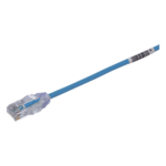 PANDUIT UTP28SP10MBU – Cable de Parcheo UTP Cat6 / 28 AWG Diámetro Reducido 3.8 mm / 10 m (32.81 ft) / Rendimiento 250 MHz / Doble Clasificación CM/LSZH / PoE hasta 90 W