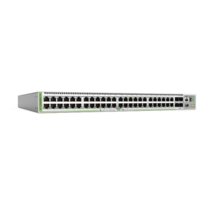 ALLIED TELESIS AT-GS980MX-52-10 – Switch Apilable L3 lite, 48 puertos 10/100/1000-T, 4 puertos SFP+ 10G