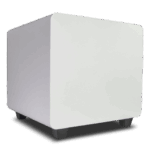 TRUAUDIO DFS12WT – Subwoofer Activo / 12 Pulgadas / 500W RMS / Down-Firing / Recinto Sellado / Crossover 40-200 Hz / Acabado Blanco Mate