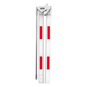 ACCESSPRO ARM-ART-5M-180 – Brazo Articulado para Barrera / 5 m (16.4 ft) / Aluminio / Ángulo 180° / Bandas Reflectivas Rojas