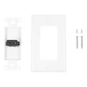 LINKEDPRO BY EPCOM LP-FP-90 – Placa de Pared / 1 Puerto HDMI Hembra-Hembra / Montaje Vertical / 70 x 115 mm / 2.75' x 4.52'