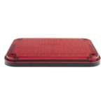EPCOM INDUSTRIAL SIGNALING XLTE515RV2 – Luz de Advertencia LED / 104 LED de Alta Intensidad / 9x7 Pulgadas / 12 VCC / 10 Modos de Destello / Color Rojo / Montaje Permanente