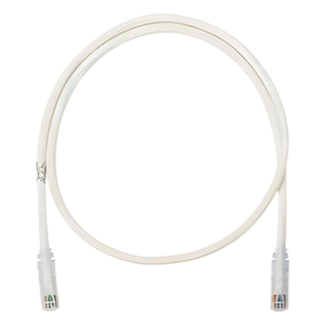 PANDUIT NK6PC3Y – Cable de Parcheo UTP / Cat 6 / 24 AWG / 0.90 m (3 ft) / RJ45 / Blanco Mate