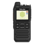 TELOX MT100 – Radio PoC LTE / Tamaño de Bolsillo 113 mm / Audio 3W / IP54 / Batería 4000 mAh / Doble SIM LTE Cat.4 / Pantalla 1.77" / Wi-Fi Dual Banda / GPS