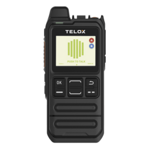 TELOX MT100 – Radio PoC LTE / Tamaño de Bolsillo 113 mm / Audio 3W / IP54 / Batería 4000 mAh / Doble SIM LTE Cat.4 / Pantalla 1.77" / Wi-Fi Dual Banda / GPS