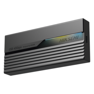 HIKSEMI by HIKVISION HS-HUB-MDS4 – Carcasa SSD M.2 NVMe / USB4.0 Type-C 40 Gbps / ASUS Aura RGB / Chip ASM2464 / Aluminio / 4 TB