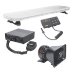 EPCOM INDUSTRIAL SIGNALING X67RBAKIT – Kit de Equipamiento para Seguridad Pública / Barra LED 88 LEDs G3 / Sirena 100W 7 Tonos / Bocina 100W 8 Ohm / IP65 / SAE / 118 cm (46.5 in)