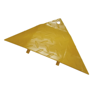 ACCESSPRO XB-TK-CAP-M – Bisel Final para Picos Ponchallantas / Acero Amarillo / 225 x 480 x 45 mm / 0.74 x 1.57 x 0.15 ft