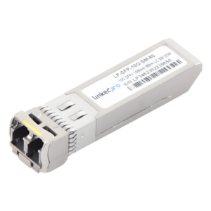 LINKEDPRO BY EPCOM LP-SFP-10G-SM-80 – Transceptor SFP+ / 10 Gbps / Monomodo 1550 nm / Alcance 80 km (49.7 mi) / LC/UPC Dúplex / DDM / Hot-Pluggable