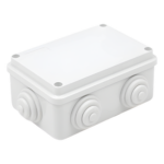 GEWISS GW-44-005 – Caja de Derivación Estanca / PVC Libre de Halógenos / 6 Entradas / IP55 / IK08 / 120x80x50 mm / -24 a 60°C