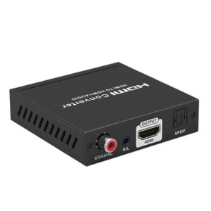 EPCOM TITANIUM TT3061 – Extractor de Audio HDMI / 4K 60 Hz HDR / Salida SPDIF + Coaxial + R/L 3.5 mm / ARC / HDCP 1.4/2.2 Bidireccional / Salida HDMI Solo Video