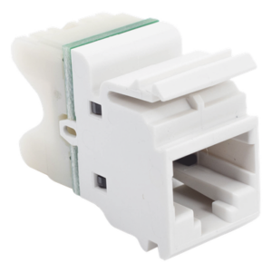 SIEMON MX5-F02 – JACK MAX UTP CAT5E RJ45 PLANO BLANCO D/IMPACTO T568A/B