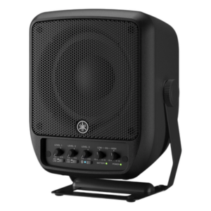 YAMAHA STGP100BTRSET – Sistema PA Portátil / 100 W RMS / Driver Coaxial 6.5" + Tweeter 1.4" / Mixer 3 Canales / Bluetooth / Batería 60 Wh hasta 6 h / SPL 120 dB