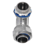 ANCLO ANC-HLC114 – Conector Curvo para Tubo Liquidtight / 1 1/4" (32 mm) / Acabado Bruñido / Norma NEMA FB-1 / UL 514B