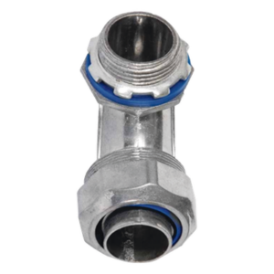 ANCLO ANC-HLC114 – Conector Curvo para Tubo Liquidtight / 1 1/4" (32 mm) / Acabado Bruñido / Norma NEMA FB-1 / UL 514B