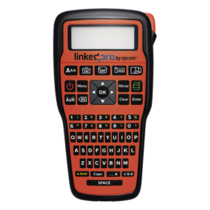 LINKEDPRO BY EPCOM LPLAP1000 – Impresora Portátil de Etiquetas / Transferencia Térmica 180 dpi / 4 Líneas de Texto / Cinta 12 mm / Alimentación USB-C o Pilas AAA