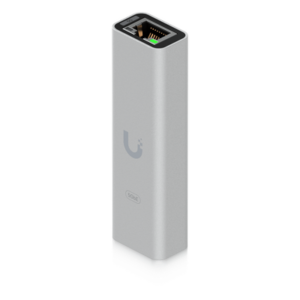 UBIQUITI UACC-ADAPTER-RJ45-USBC-5GE – Adaptador USB-C a Ethernet / 5 GbE RJ45 / Indicador de Actividad LAN / Compatible con Mac, Windows y Linux / Construcción en Aluminio y Policarbonato / 38 g (1.3 oz)