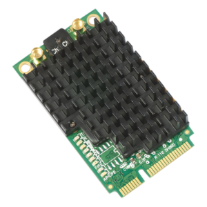 MIKROTIK R11E-5HACD – Tarjeta Mini-PCI-Express inalámbrica de doble canal en 5GHz a/n/ac, Hasta 27dBm de potencia.
