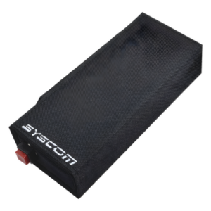 Syscom ESTUCHE-HID – Estuche de Transporte / Poliéster con Cartón / 19.6 x 16 cm / 7.7 x 6.3 in / Compartimento Pila 9V / Cierre Velcro
