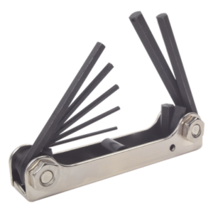 146120 – Juego de 7 Allen Keys 1.5/2/2.5/3/4/5 Y 6 MM