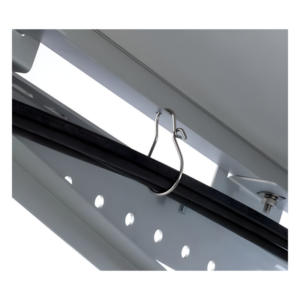 PANDUIT WH10SS-C – Gancho para cable solar / Nylon 6.6 resistente a intemperie / Capacidad 1.81 pulgadas (46mm) / 50 lbs tracción / Paquete 100 pz