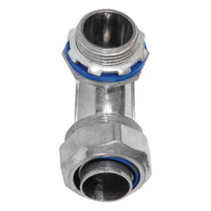 ANCLO ANC-HLC-100 – Conector Curvo para Tubo Liquidtight / 1" (25 mm) / Acabado Bruñido / UL 514B / NEMA FB-1