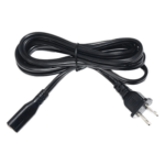 EPCOM POWERLINE ACCORD2-1.8M – Cable de Alimentación CA / 120-240 Vca / 18 AWG / 2 Conductores / 1.8 m (5.91 ft) / Clavija Tipo A / UL