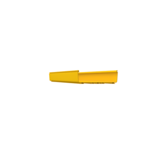 PANDUIT FR12X4YL10 – Canaleta de Enrutamiento / 12x4 Pulgadas / PVC Rígido UL 94V-0 / 3 m (9.8 ft) de Largo / Sistema QuikLock / Color Amarillo