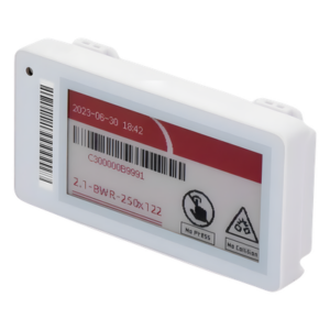 ACCESSPRO AP-TAG-21B/R – Etiqueta Electrónica de Tinta / 2.13 Pulgadas / 250x122 píxeles / Bluetooth 5.0 / IPX5 / NFC Integrado