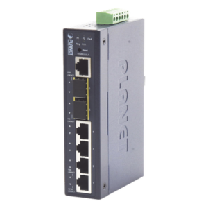 PLANET IGS-5225-4T2S – Switch Industrial Administrable Capa 2 / 4 Puertos RJ45 Gigabit / 2 Puertos SFP 1G/2.5G / IP30 / -40 a 75°C / Riel DIN / 1.05 x 2.85 x 4.43 pulgadas